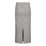 RowCC Slit Skirt - Pale Grey - Co'couture