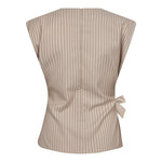 SalvieCC Pleat Top - Bone - Co'couture