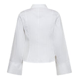 SannaCC Bell Sleeve Shirt - White - Co'couture