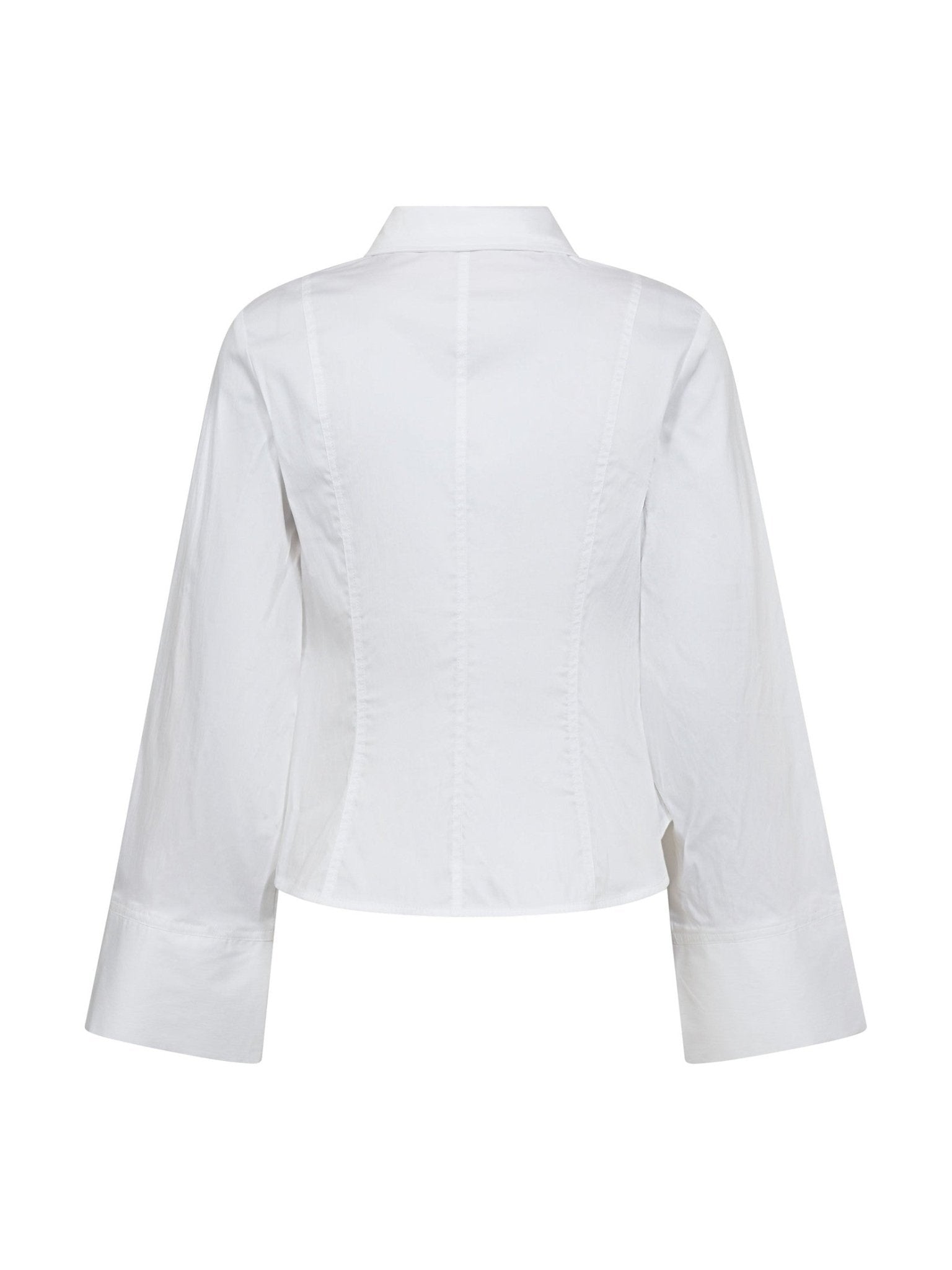SannaCC Bell Sleeve Shirt - White - Co'couture