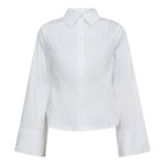 SannaCC Bell Sleeve Shirt - White - Co'couture