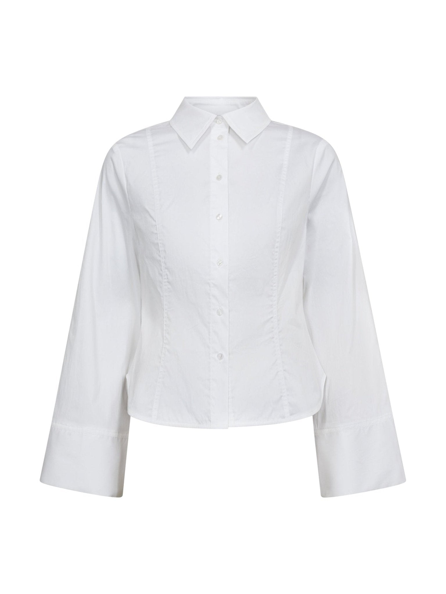 SannaCC Bell Sleeve Shirt - White - Co'couture