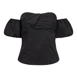 SannaCC Off - Shoulder Top - Black - Co'couture