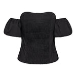 SannaCC Off - Shoulder Top - Black - Co'couture