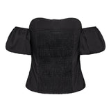 SannaCC Off - Shoulder Top - Black - Co'couture