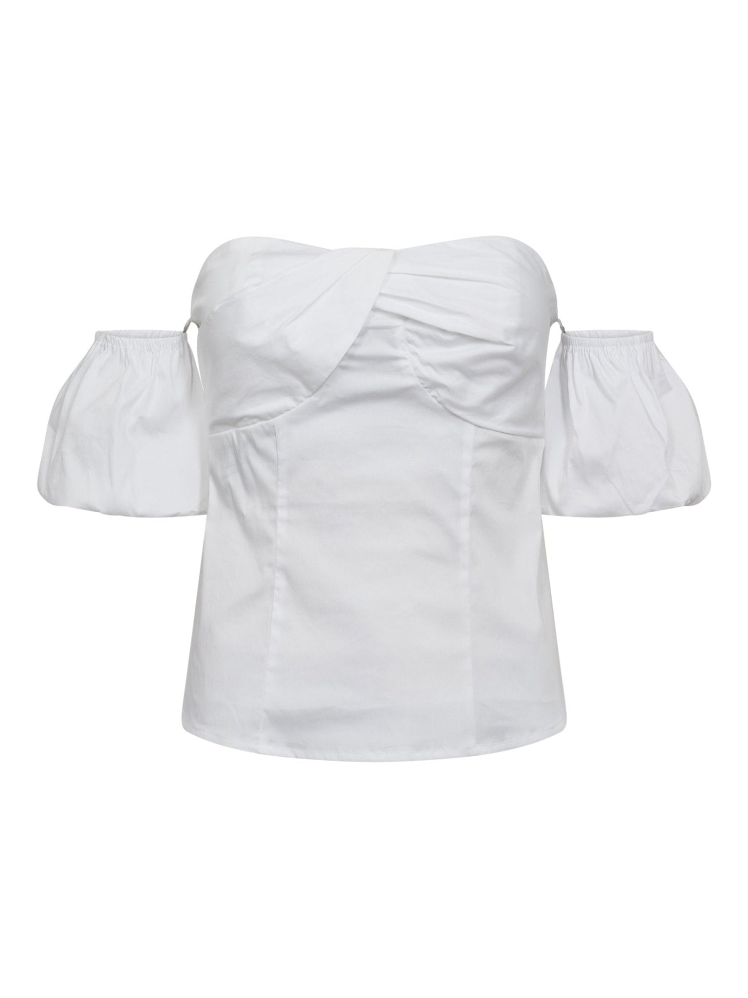 SannaCC Off - Shoulder Top - White - Co'couture