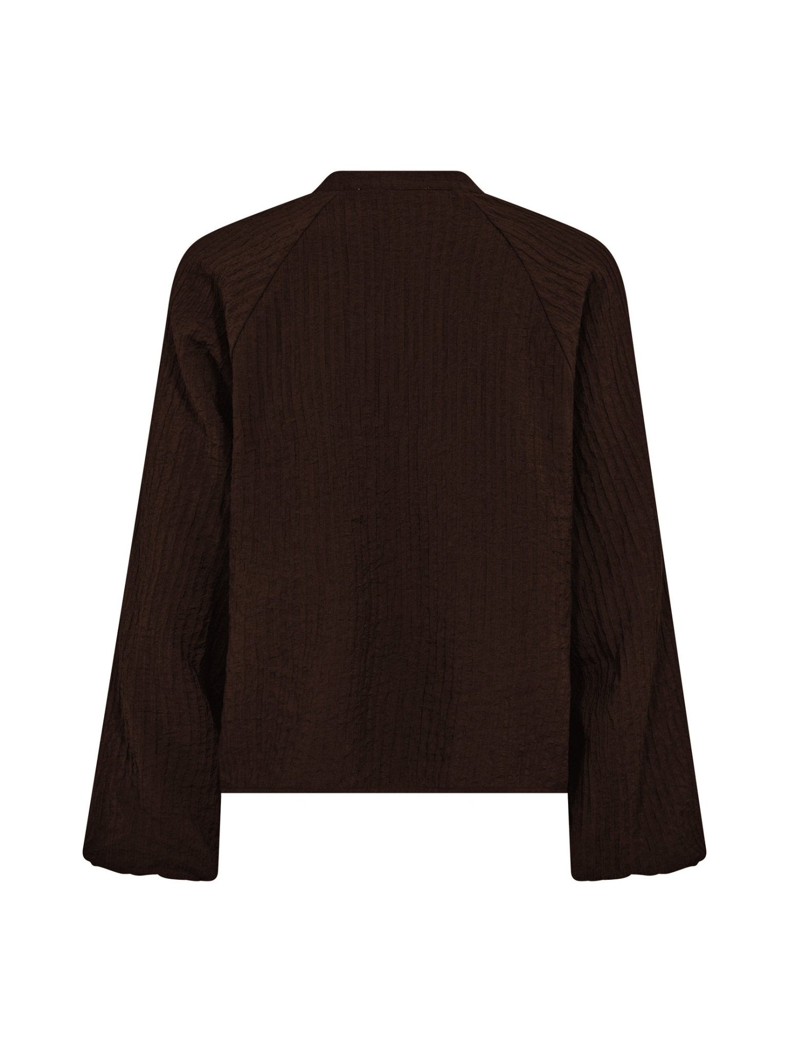 ShinaCC Lace V - Shirt - Dark Brown - Co'couture