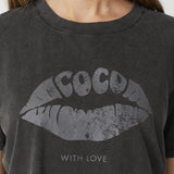 SiaraCC Acid Kiss Tee - Black - Co'couture