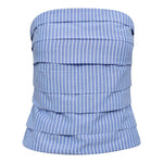 TeaCC Stripe Tube Top - Blue - Co'couture