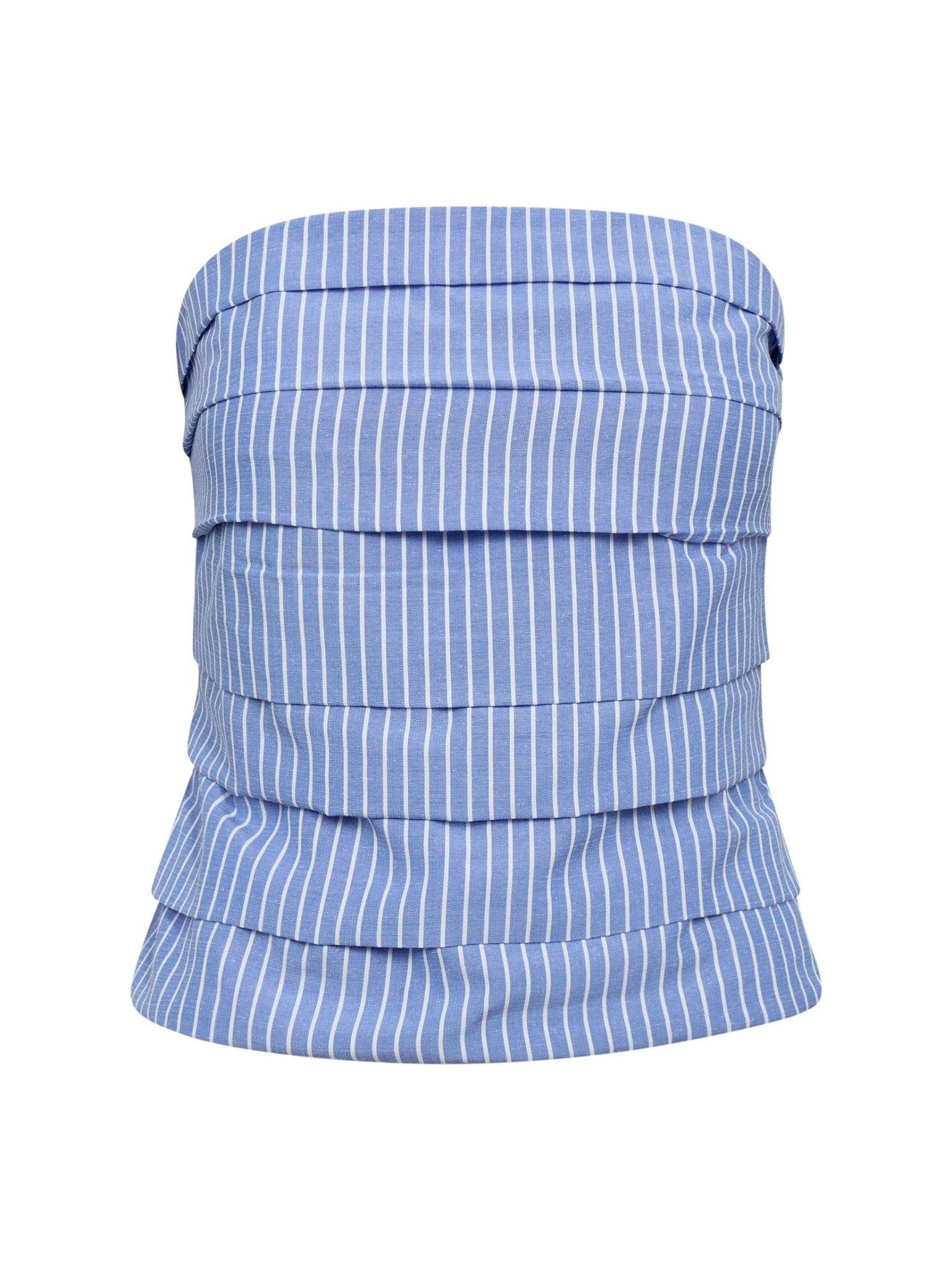 TeaCC Stripe Tube Top - Blue - Co'couture