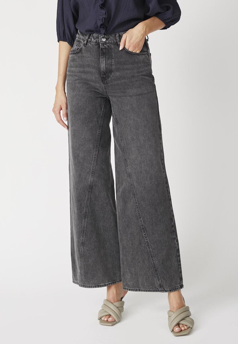 VikaCC Wide Seam Jeans - Black - Co'couture
