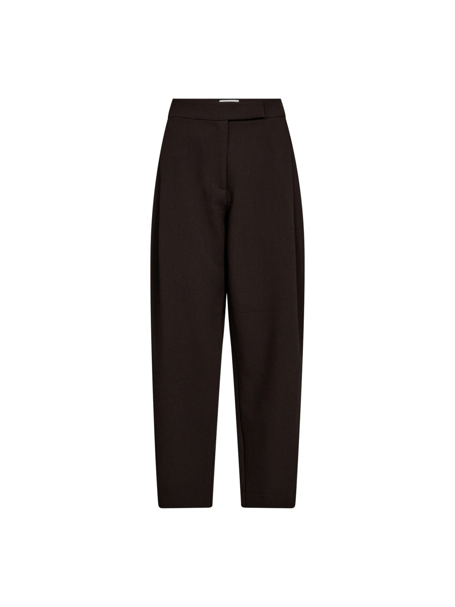 VolaCC Carrot Pleat Pant - Dark Brown - Co'couture