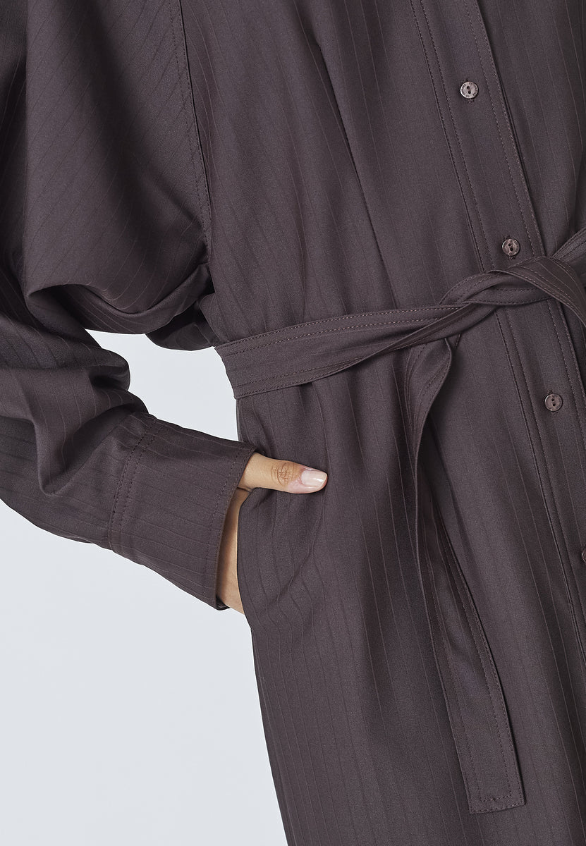 ZellaCC Batwing Dress - Dark Brown - Co'couture